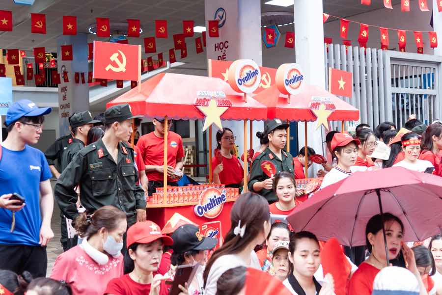 1a.598.Cum điem tiep suc 2 - phoi hop cung Cac chien si Bao Ve Muc Tieu va cac giao vien Truong Phan Chu Trinh