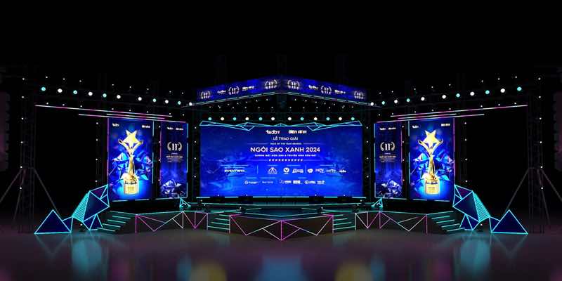 3a.07.Phoi canh san khau Ngoi Sao Xanh 2024