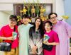 Nghệ sĩ H&ograve;a Hiệp quay phim ng&agrave;y Giỗ Tổ n&ecirc;n đ&agrave;nh gửi lễ phụng c&uacute;ng