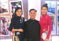 &Aacute; kh&ocirc;i SV Huỳnh Như Đan khoe trọn vẻ đ&agrave;i c&aacute;c trong BST Đại sứ &aacute;o d&agrave;i của NTK Việt H&ugrave;ng