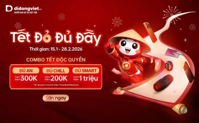 Sở hữu iPhone 17 Pro Max, Samsung Galaxy S25 Ultra ưu đ&atilde;i đến 1 triệu đồng tại Di Động Việt