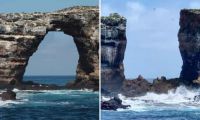 V&ograve;m đ&aacute; nổi tiếng Darwin's Arch bất ngờ sụp đổ xuống biển, nguy&ecirc;n nh&acirc;n kh&ocirc;ng phải do con người