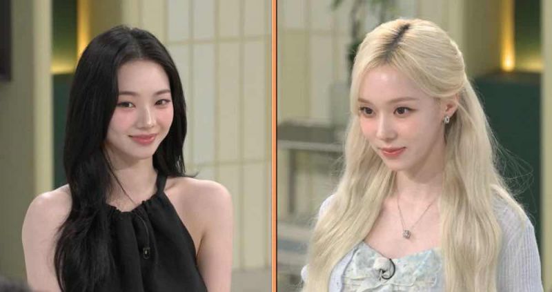 Karina v&agrave; Winter mở tủ lạnh tr&ecirc;n truyền h&igrave;nh