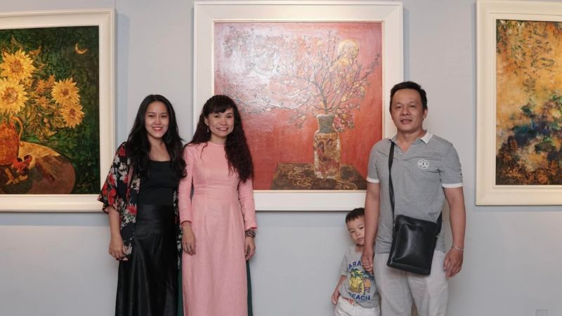 "Đường lên mây" Hành trình sáng tạo tranh sơn mài của họa sĩ Nguyễn Thị Loan Phương  