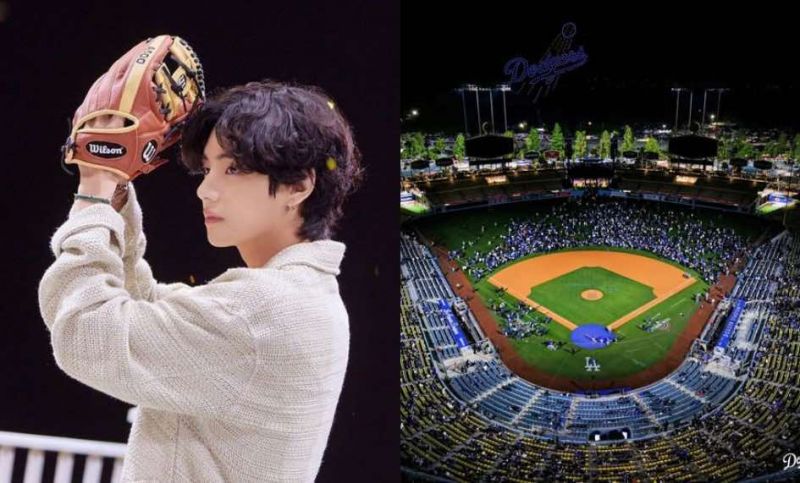 Người hâm mộ toàn cầu ăn mừng V (BTS) ném bóng khai mạc tại sân Dodger bằng loạt dự án quảng bá đặc biệt