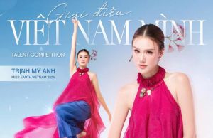 Trịnh Mỹ Anh múa ‘Giai điệu Việt Nam mình’ Miss Earth 2025