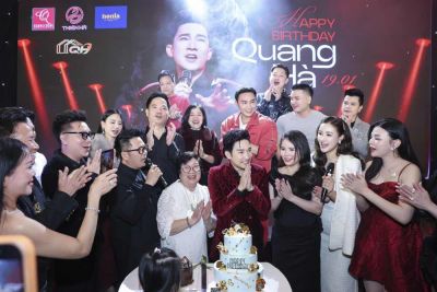 Nhiều doanh nh&acirc;n đ&igrave;nh đ&aacute;m mừng tuổi 45 của Quang H&agrave;
