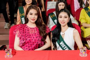 Thí sinh Miss Earth 2023 trao đổi về vấn đề môi trường với sinh viên