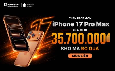 iPhone 17 Pro Max tại Di Động Việt chỉ 35,7 triệu đồng trong &ldquo;Tuần lễ cảm ơn&rdquo;