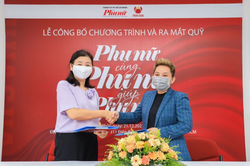 Báo Phụ nữ TP.HCM hợp tác cùng Vua Cua JSC công bố chương trình “Phụ nữ cùng Phụ nữ giúp Phụ nữ”