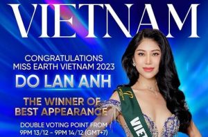 Hoa hậu Đỗ Lan Anh xuất sắc chiến thắng giải “Best Appearance”