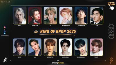 KING OF K-POP 2025: Taehyung và Jimin (BTS) đang dẫn đầu bình chọn