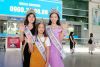 Hoa hậu Như Quỳnh, Phương Nga v&agrave; Ph&ugrave;ng Hiểu Anh đẹp rạng ngời ng&agrave;y về nước sau đăng quang