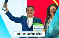 Tập đo&agrave;n Hoa Sen 2 năm li&ecirc;n tiếp được vinh danh tại hạng mục 'Tổ chức V&igrave; cộng đồng' tại Vietnam iContent Awards