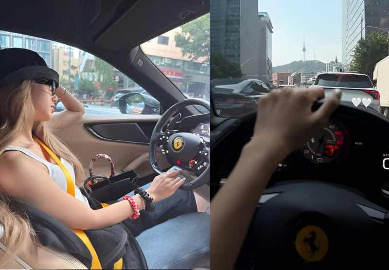 Lisa g&acirc;y ch&uacute; &yacute; với si&ecirc;u xe Ferrari trước thềm World Cup 2026