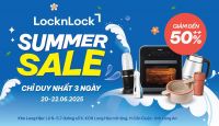 Ch&agrave;o h&egrave; s&ocirc;i động c&ugrave;ng LocknLock Brand Day &ndash; Mua sắm thả ga, nhận qu&agrave; cực xịn với ưu đ&atilde;i l&ecirc;n đến 50%++
