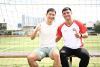 B&ugrave;i Tiến Dũng hạnh ph&uacute;c khi được học hỏi trực tiếp từ huyền thoại b&oacute;ng đ&aacute; Lee Young Pyo