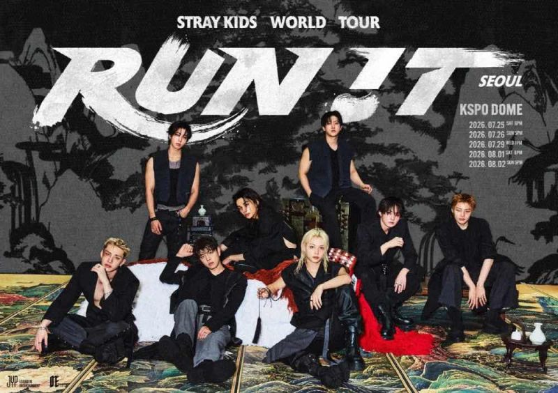 Stray Kids ch&aacute;y v&eacute; tour RUN IT tại Seoul
