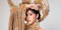 Bella Vũ Huyền Diệu mang trang phục về M&ocirc;i trường của NTK Việt H&ugrave;ng đi chinh chiến quốc tế