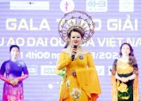 Người đẹp Ho&agrave;ng Kim đăng quang Hoa hậu &Aacute;o d&agrave;i Qu&yacute; b&agrave; Việt Nam 2024