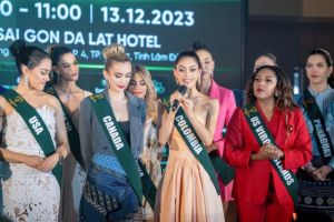 Ca sĩ Shontelle đánh giá cao tài năng của dàn thí sinh Miss Earth 2023