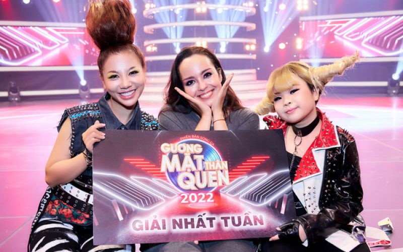 Phượng Vũ - Khả Hân chiến thắng nhất tuần lần 3 tại Gương mặt thân quen 2022