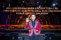 MC Phạm Trường Giang tạo ấn tượng đẹp với kh&aacute;n giả Quốc tế tại Hoa hậu Doanh nh&acirc;n Sắc đẹp To&agrave;n cầu 2023