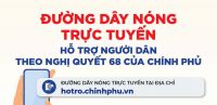 Vận h&agrave;nh đường d&acirc;y n&oacute;ng trực tuyến hỗ trợ người d&acirc;n gặp kh&oacute; khăn do Covid-19